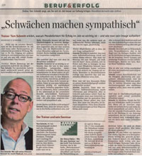 Tom Schmitt Im Interview im Hamburger Abendblatt